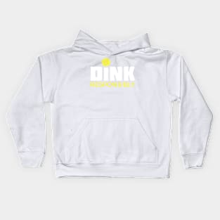 Dink Responsibly Pickleball T-Shirt Kids Hoodie